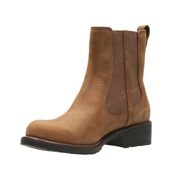 Clarks Womens Orinoco Club Chelsea Boots Brown | UK-3527689